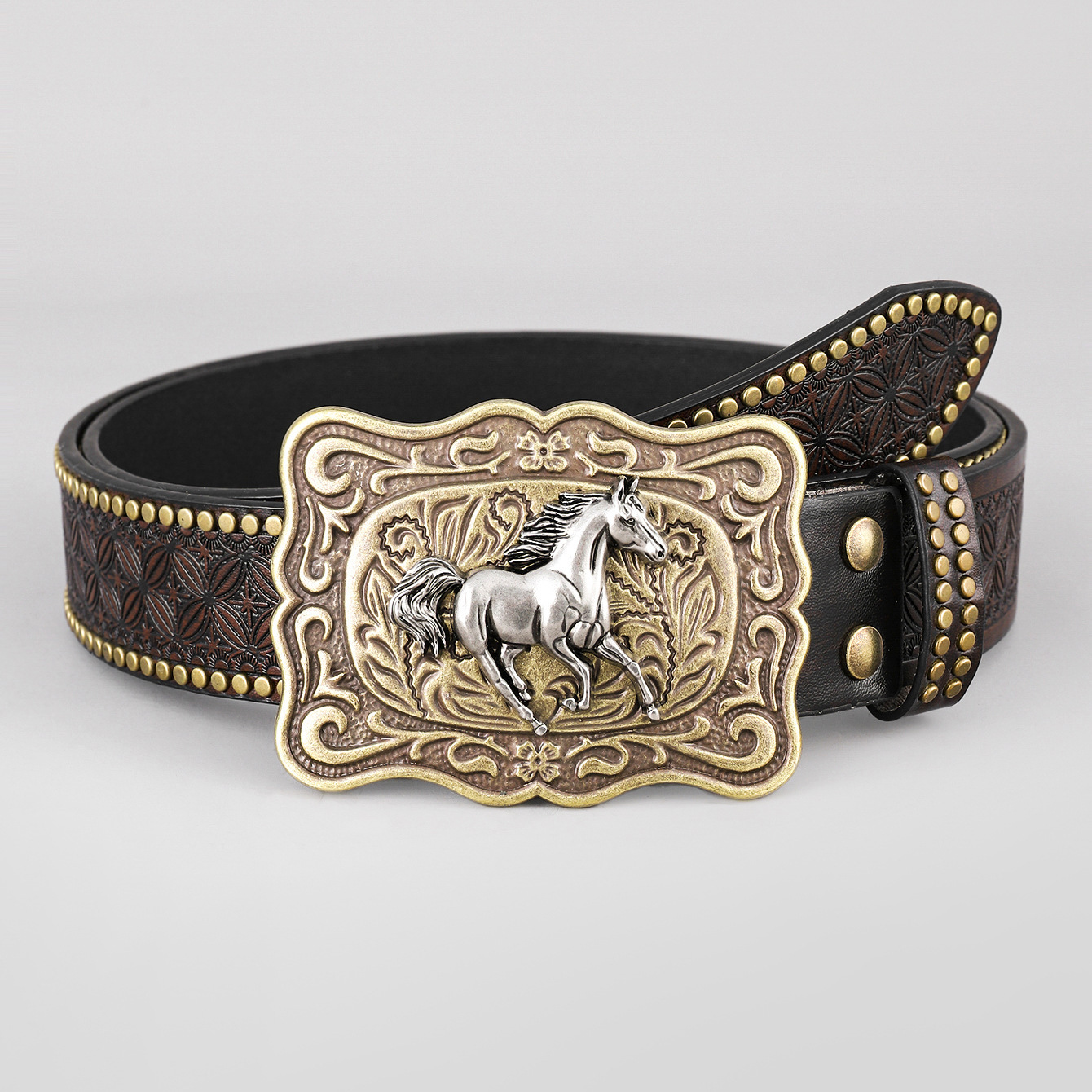 Cinturón de Estilo Vaquero para Hombre de PU image 13