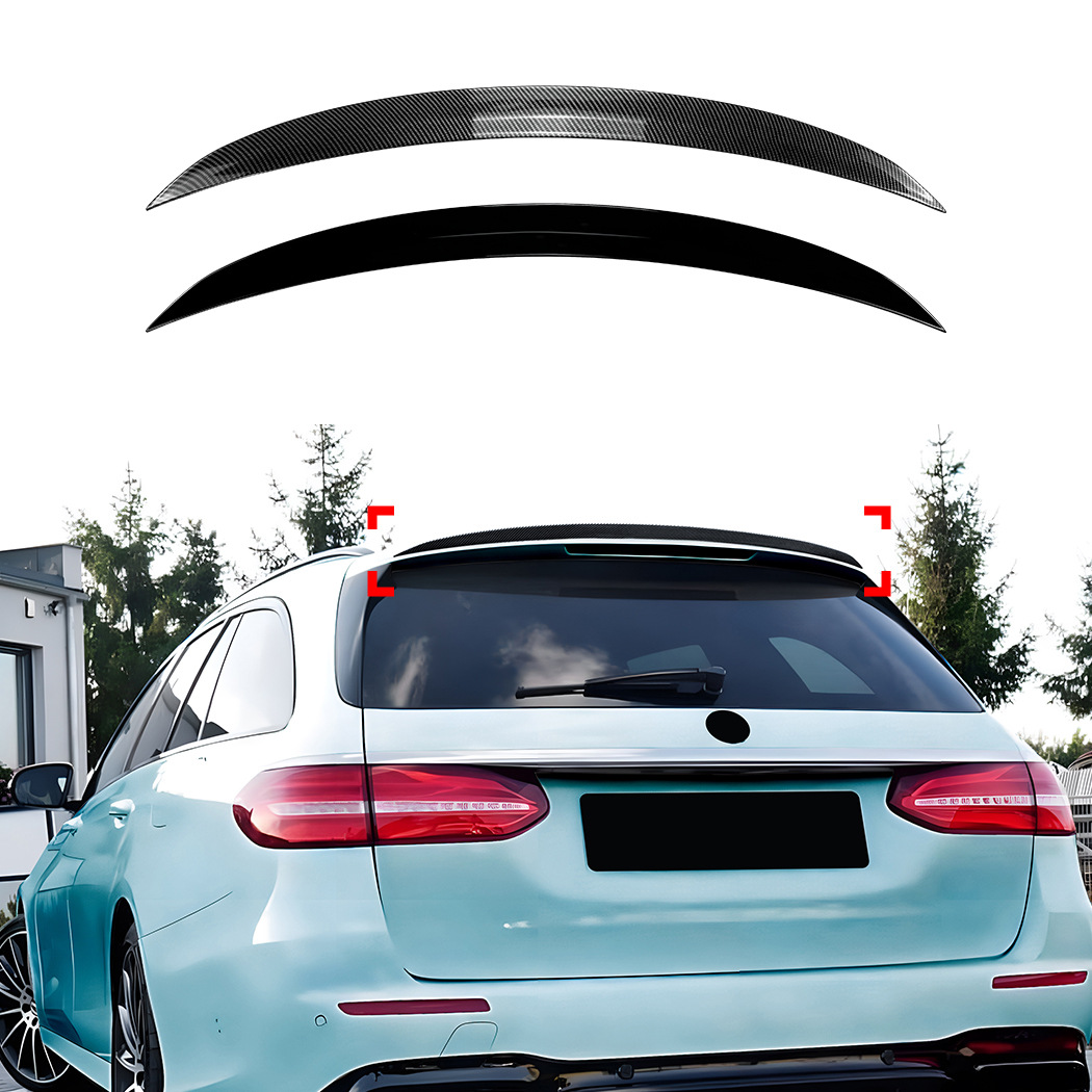 Suitable for Mercedes-Benz E-Class S213 Estate Travel Version 2016-2023 Amg Roof Wing and Rear Spoiler Modification