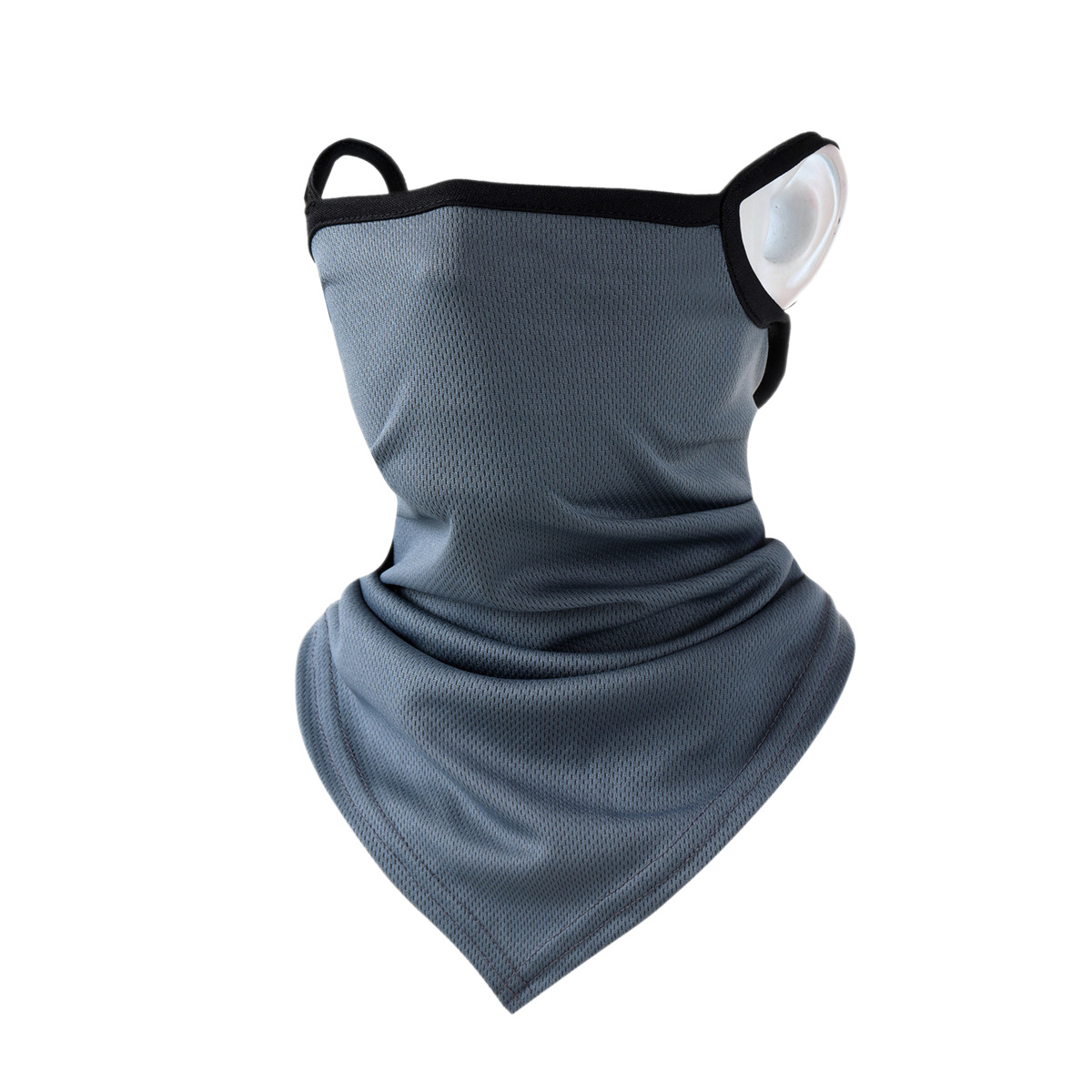 Máscara solar de ciclismo para hombres verano respirado malla anti-UV colgar toallas triangulares al aire libre guarnición image 7