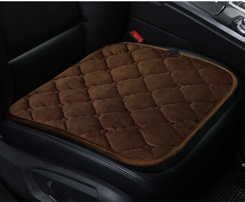 Car heating cushion winter plush non-slip cushion 5V voltage USB interface single small square cushion cross-border wholesale