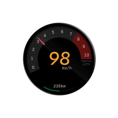 Car display, Meter Wireless Magnetic Suction Type