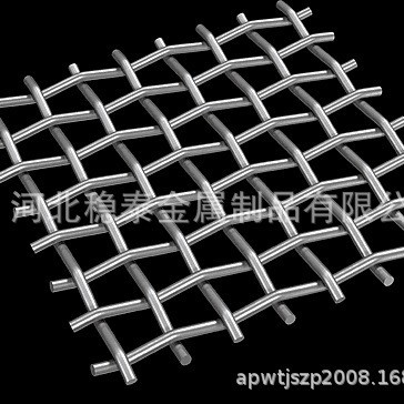 生产工业用筛网，低碳钢、锰钢平纹编织筛网GFW筛网