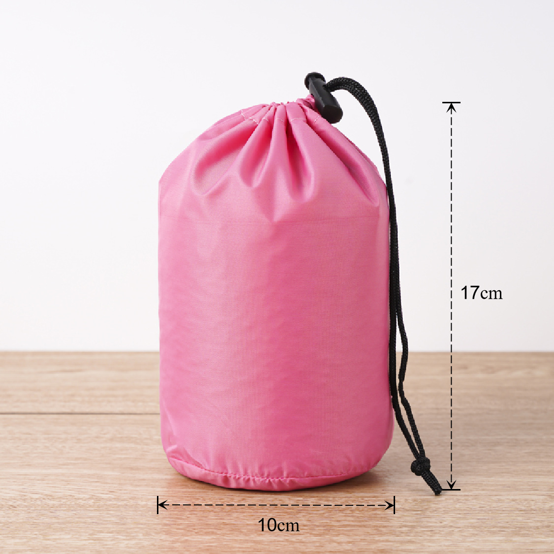 Bolsa de cuerda de nylon impermeable cilíndrica de plumón para ropa doméstica de poliéster bolsa de almacenamiento bolsa de embalaje bolsillo de paquete de contracción image 25