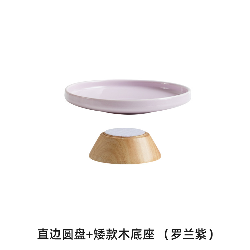 Plato de fruta de cerámica sala de estar mesa de café postre semillas de melón merienda disco tazón de fruta de alta calidad plato de caramelo Placa de visualización recepción