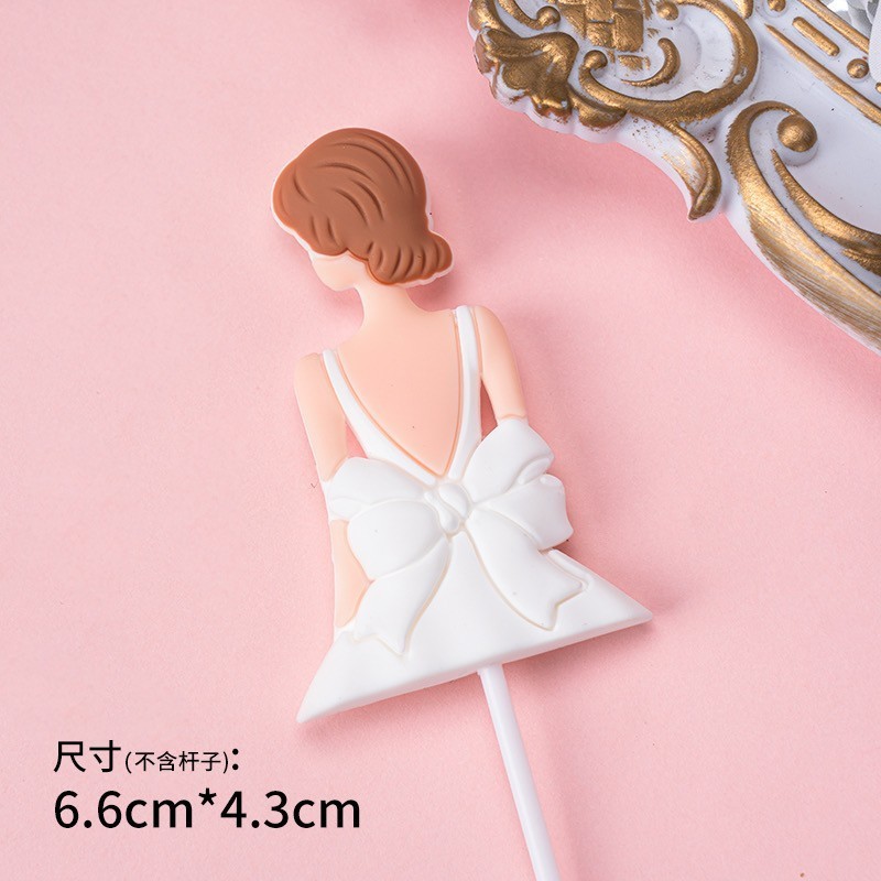 Decoración para Pastel del Día de la Madre 2026, Hermosa Figura de Diosa con Base de Goma Suave, Accesorios para el Día de la Madre