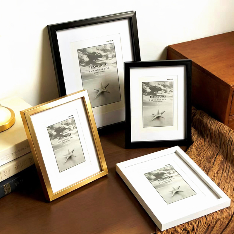 Simple Wooden Photo Frame Display Stand 6inch 7inch Photo Frames with Metallic Texture, Decorative Picture Frames Wholesale, Washable Photos Simple Wooden Photo Frame Display Stand 6inch 7inch Photo Frames with Metallic Texture, Decorative Picture Frames Wholesale, Washable Photos