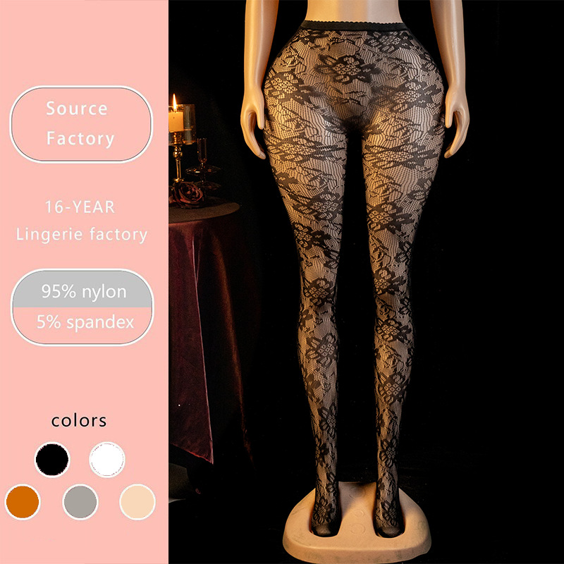 Yue mariposa sexy calcetines red calcetines de encaje hueco malla caliente pura malla coquetear 20457