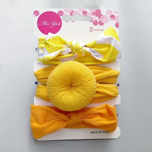 Baby girl hairband head accessories newborn baby European and American bow headband infant 100-day-old princess hairband