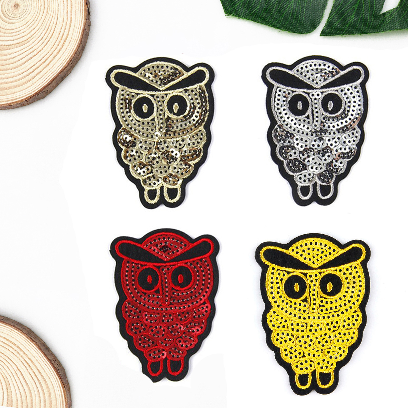 惠州刺绣工厂珠片绣亮片刺绣辅料布贴刺绣贴布贴补丁布贴图案布贴