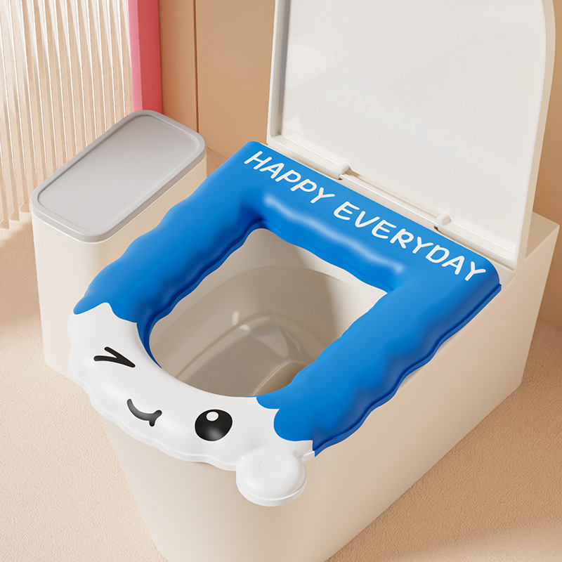 Blue toilet, 4.5mm