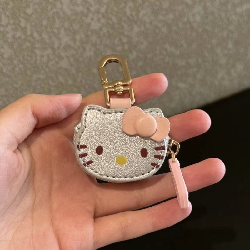 可爱HelloKitty凯蒂猫皮质创意书包mini挂件钥匙扣挂饰装饰挂饰女|undefined