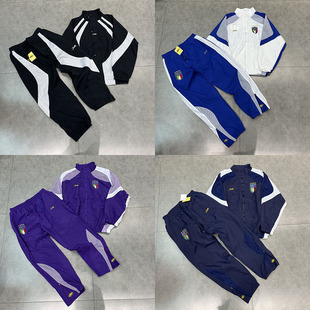 New Embroidered Logo Woven Casual Sports Suit Spring Thin Pants with Zipper Outerwear