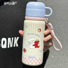 316可爱保温杯吸管不锈钢新款高颜值儿童女生水杯ins学生便携杯子