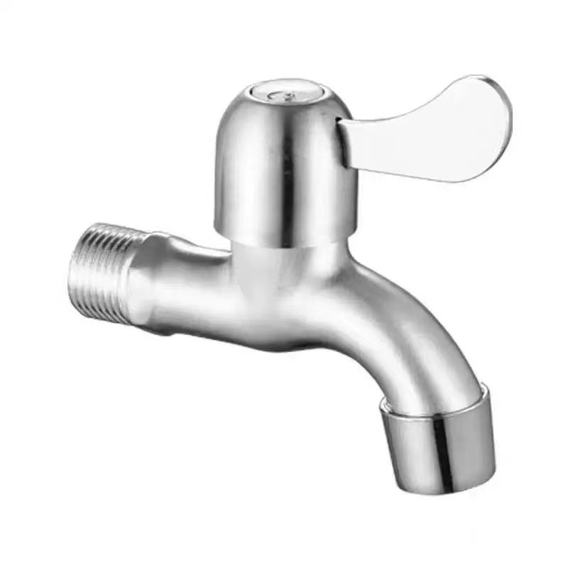 304 stainless steel faucet, washing machine sharp nozzle faucet, mop pool screen nozzle faucet, 4/16 inch single cold water faucet