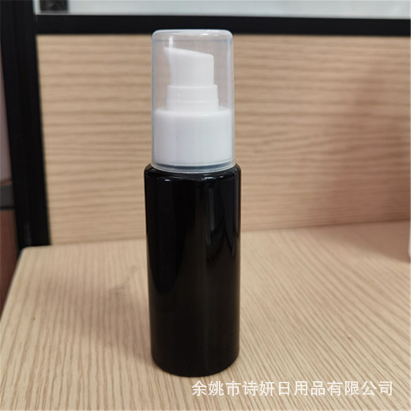 60ml毫升平肩全罩粉泵瓶精华液瓶PET瓶小样精华液瓶按压泵瓶