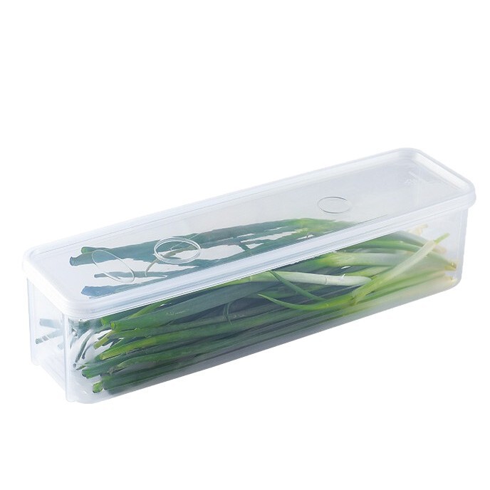 香菜小葱收纳盒冰箱细跟蔬菜保鲜面条鸡蛋备菜保鲜密封透明盒|undefined
