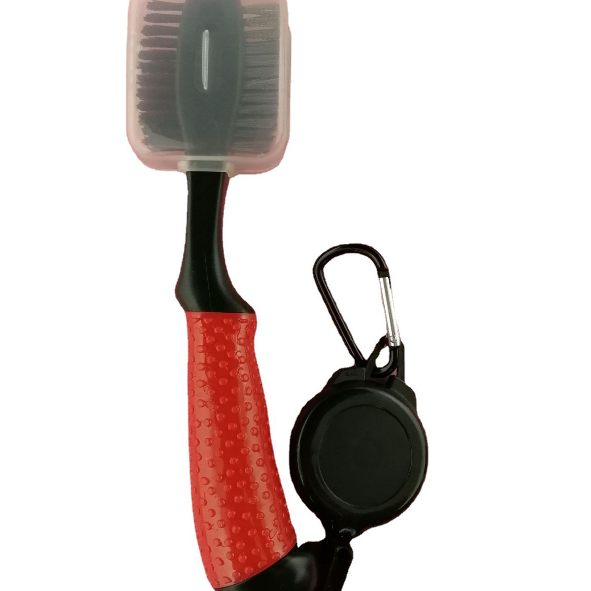 Los fabricantes suministran suministros de golf cepillo de limpieza del Club de Golf cepillo de golf de doble cabeza Herramientas de limpieza del club