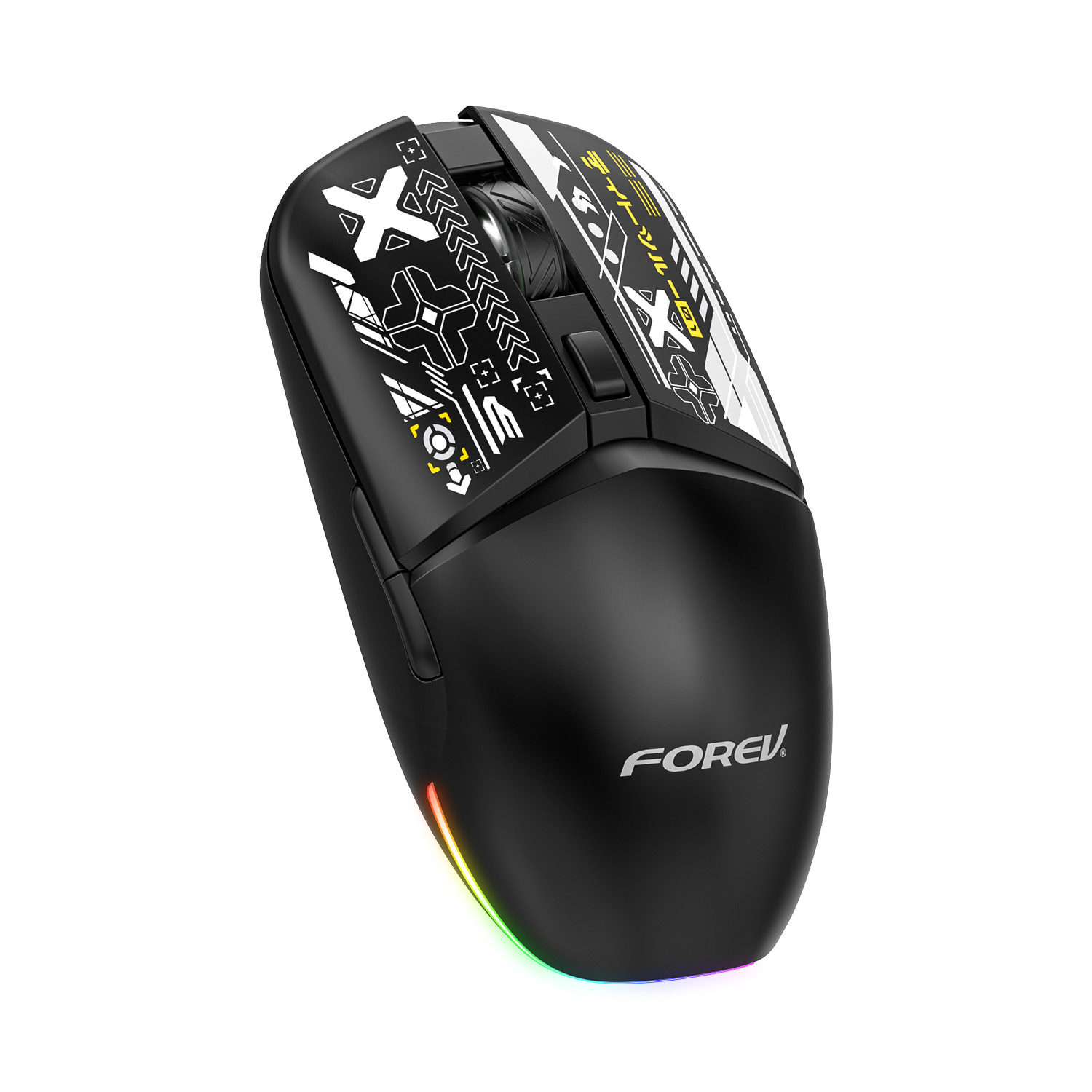 FV - 210 alto valor visual ligero de tres modos de carga Bluetooth inalámbrica de juego de ratón de deportes electrónicos para oficina