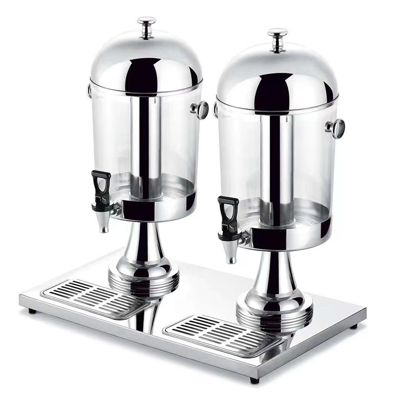 商用ステンレスジュース鼎ビール機バイキング冷温機飲料ミルクティージュース缶分配器8l|undefined