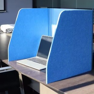 Development of polyester office soundproof desktop screen baffle student desk partition foldable partition sound-absorbing artifact