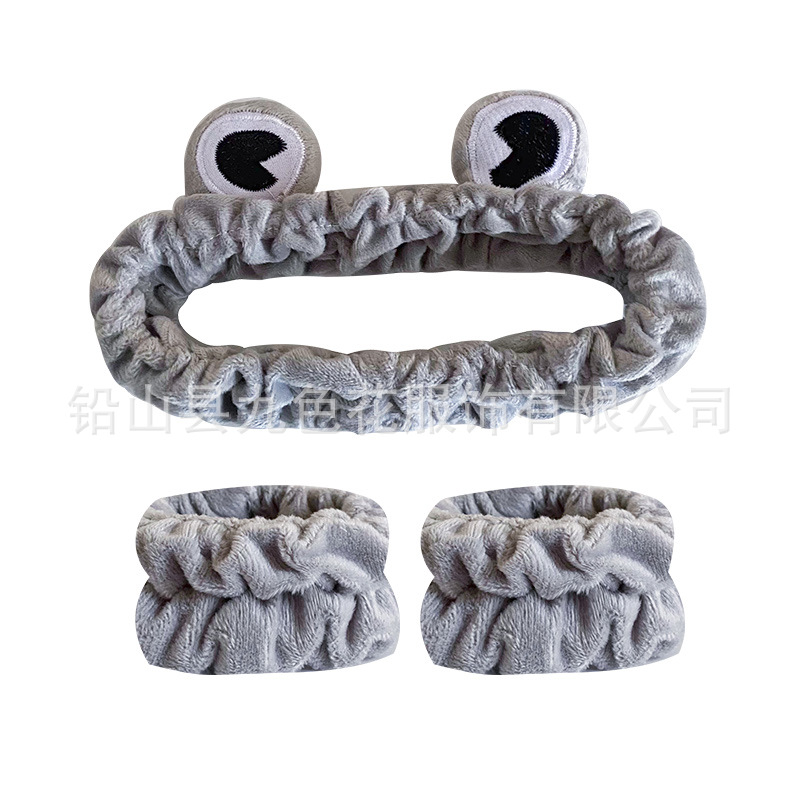 Braza de pelo gris + 2 brazales de muñeca