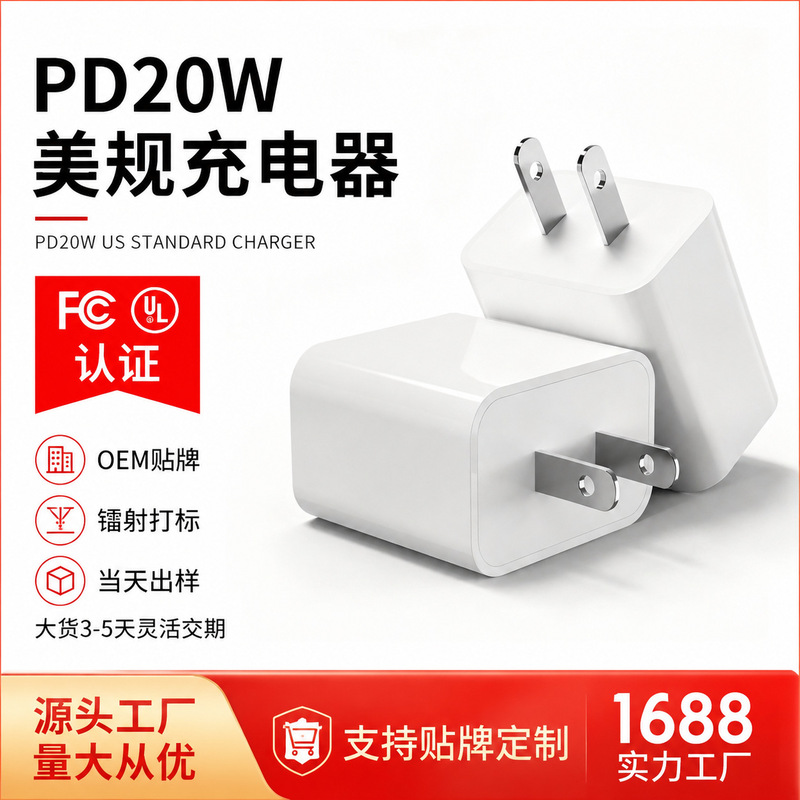 Cross-border bestseller 20W US standard fast charging charger TYPE-C charger suitable for Apple iPhone and Samsung phones Cross-border bestseller 20W US standard fast charging charger TYPE-C charger suitable for Apple iPhone and Samsung phones