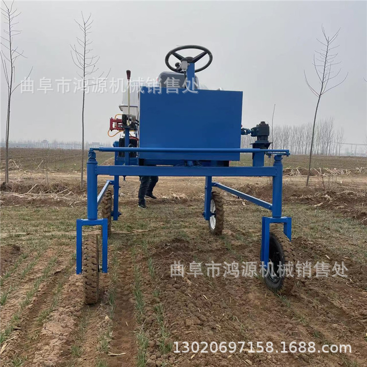 供应小四轮打药机 柴油机三轮喷药机 15马力液压升降打药机