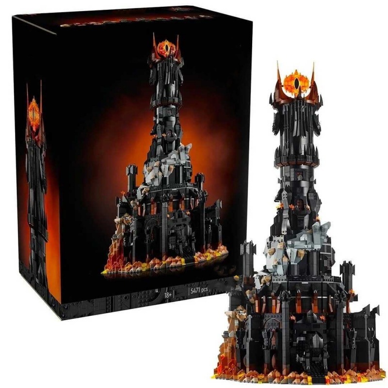 クロスボーダー 68068 クリエイティブ建築 MOC リング王バラドゥ大黒塔小粒子ビルディングブロックおもちゃ 88060|undefined
