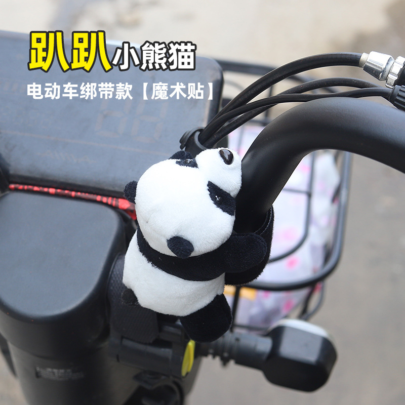 Motuoche – Auto Parts and Accessories Decoration Accessories for - small-panda-around-10cm-electric-bike-strap-style