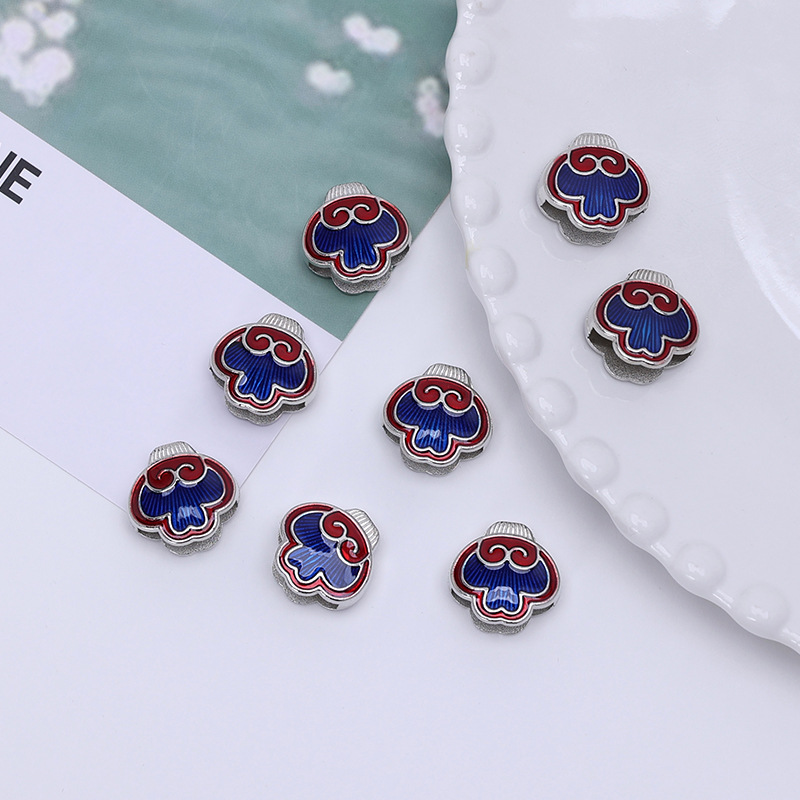 祥云流苏吊穗帽子配件DIY CCB流苏滴油帽子 颜色可更改详情2