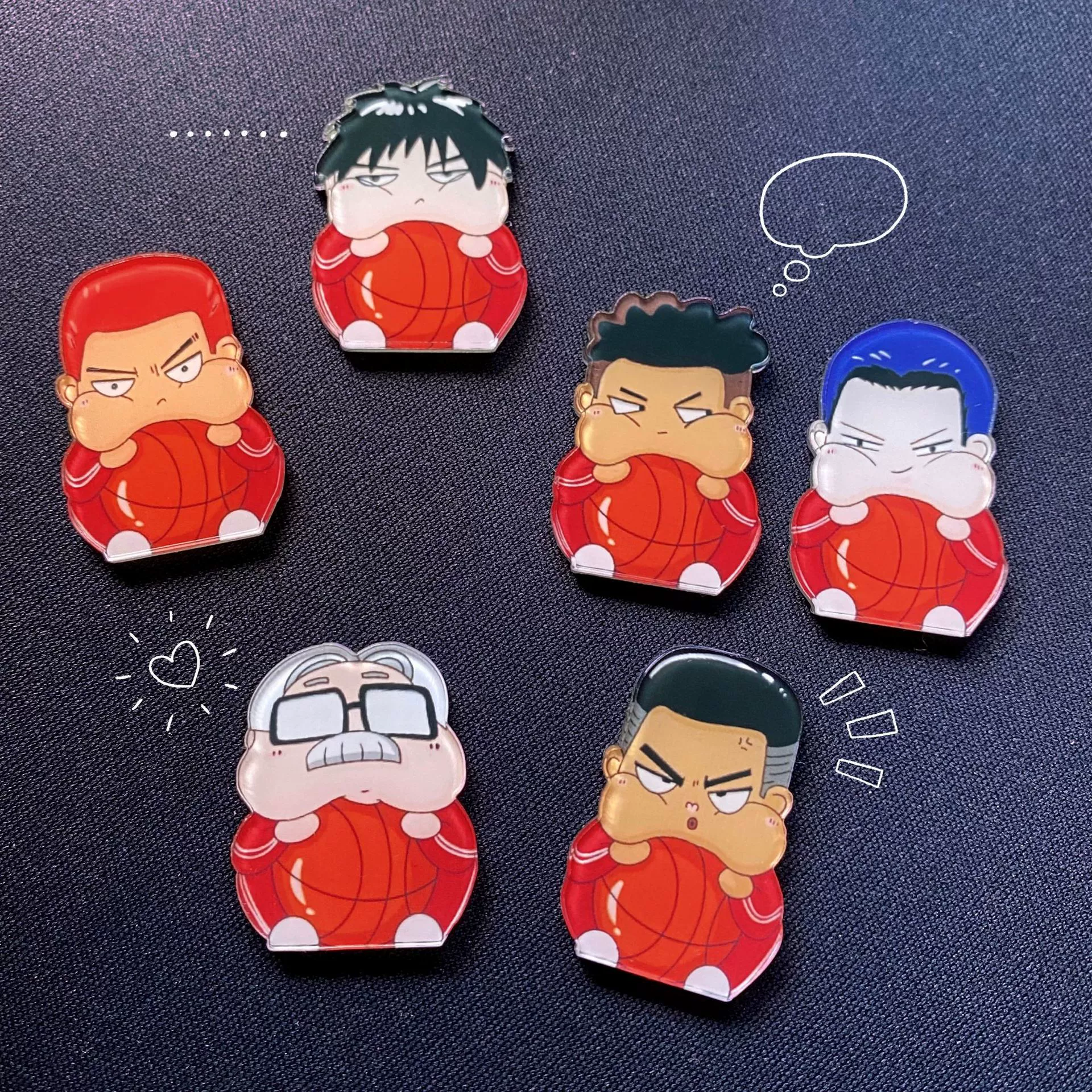 Slam Dunk мультфильм акриловый значок мультфильм знаменитости распределение вишневого цвета дорога Liuchuan клен брошь для детей мемориал