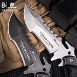 汉道石洗三叉戟户外刀具户外刀军刀高硬度小直刀野外求生防身收藏