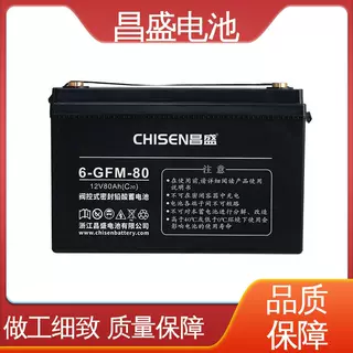 昌盛 6-GFMJ-80 eps应急电源 铅蓄电池 太阳能 质量精选