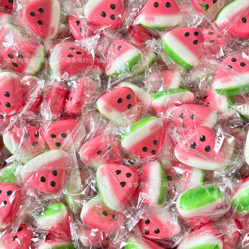 【Summer New Arrival】Realistic Watermelon Squishy Toy, Slow Rebound, High Aesthetic Value, Stress Relief Fruit Toy Gift