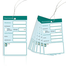 亚马逊德国站跨境批发100张/包换油吊牌换油说明服务卡片