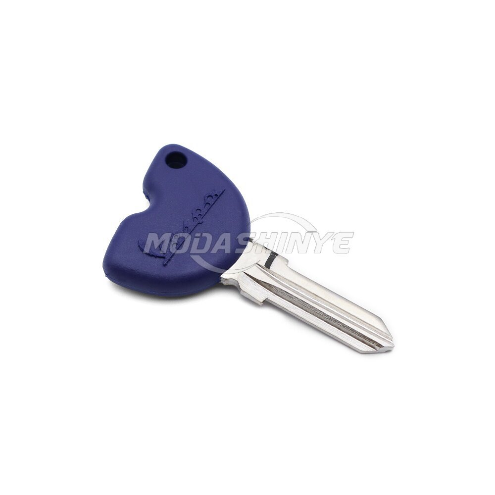 Suitable for Vespa Spring Sprint Gts Gtv Original Blue Chip Key with Lock Cylinder