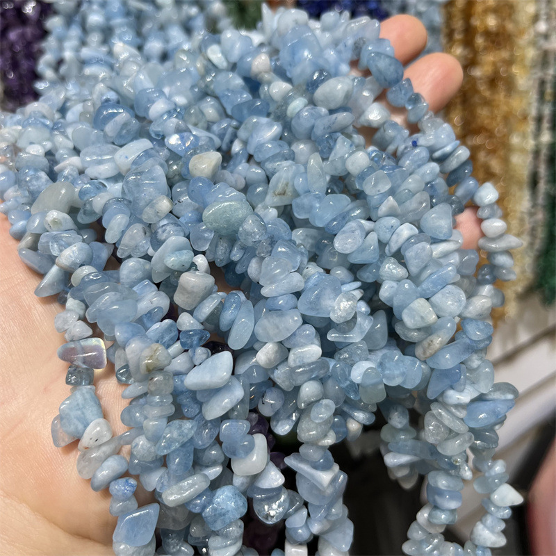 海宝青砕石不規則穴付きチェーンdiyアクセサリーアクセサリー半製品部品散珠量が大きい価格が優れている|undefined