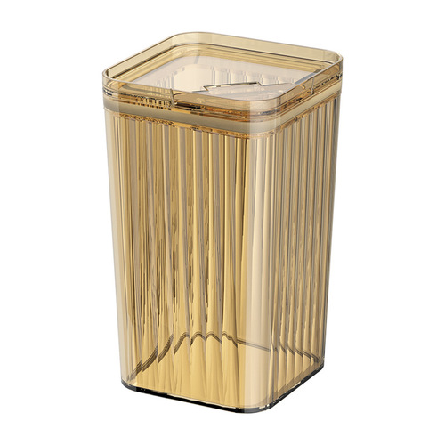 Sealed jar plastic storage jar kitchen food grain storage box sugar jar coffee bean tangerine peel square jar