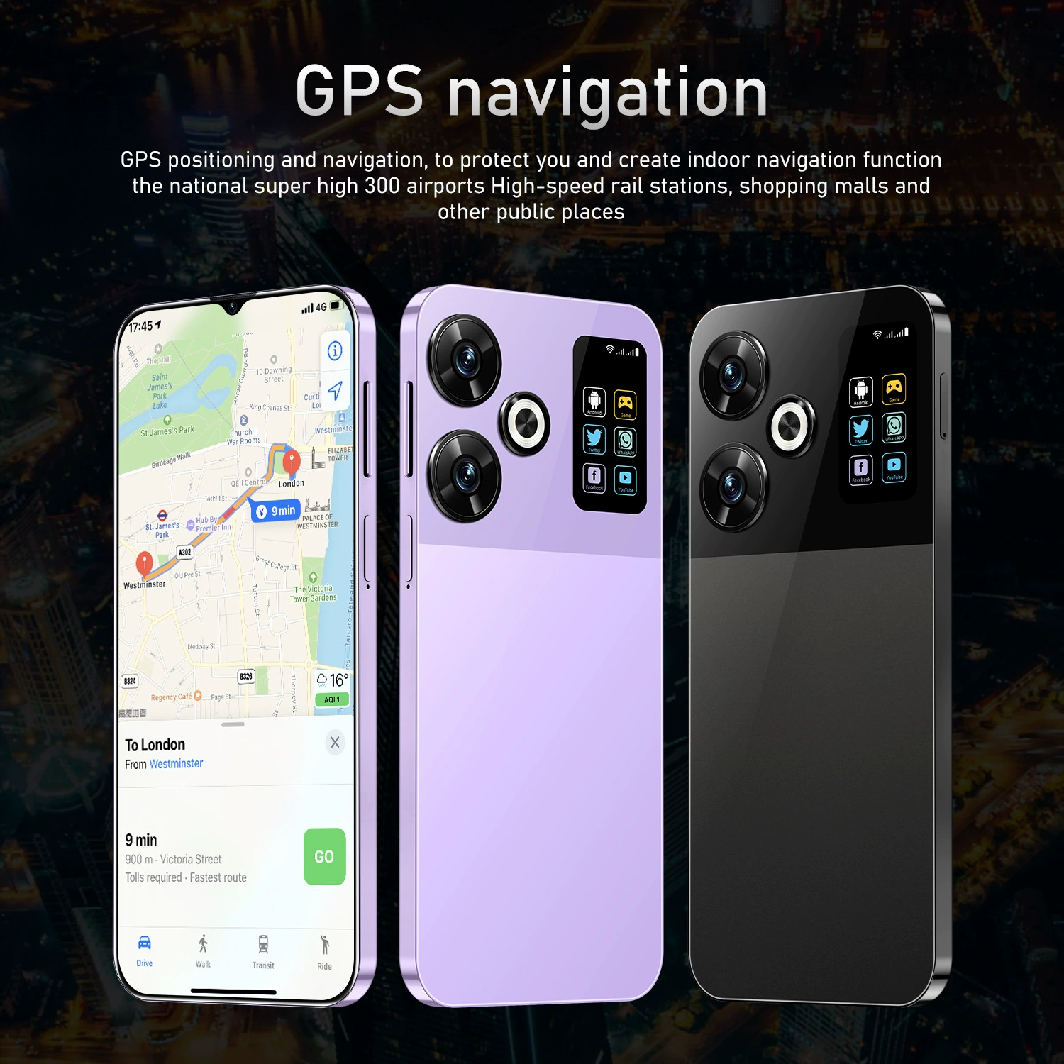 2024 Explosion M6 PRO Cross - Overseas Trade Мобильный 16+1T, точечный 7.3 HD экран, прямая поставка с завода, огни взрывной модели