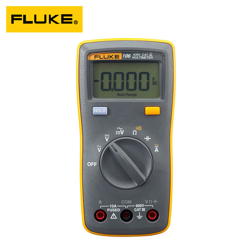美国福禄克万用表FLUKE F101掌上型便携数字万用表  自动量程