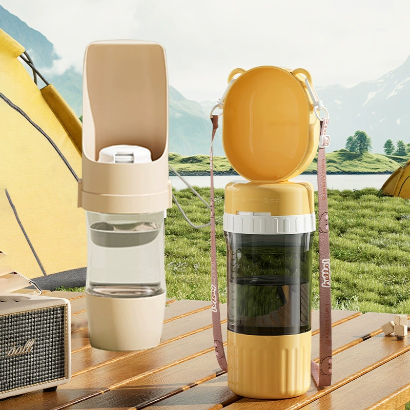 Поилка для воды для собак на открытом воздухе, портативная поилка для животных, дорожная поилка, портативный диспенсер для воды для кошек и собак, принадлежности для животных