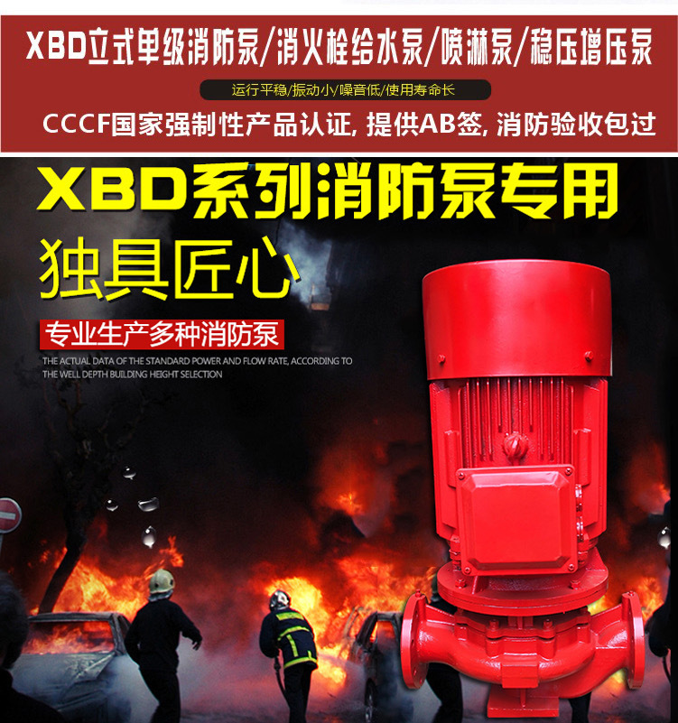 立式单级消防泵网页