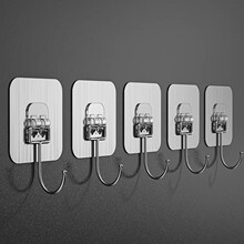 强力加大挂钩无痕粘钩贴墙上粘贴承重贴钩免打孔钩子浴室通用厨房