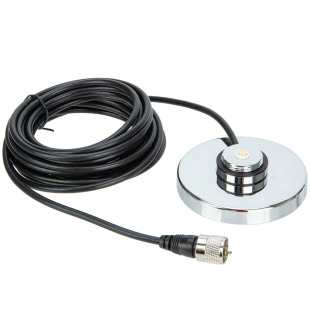 NMO suction cup NB90 silver -3 5 m feeder RG58 9cm diameter NMO small steel gun car antenna suction cup