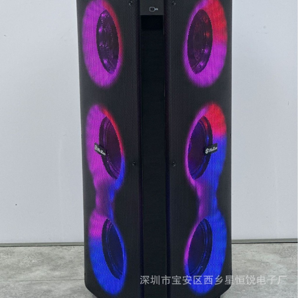 新款10寸三角舞台蓝牙音响RGB彩灯大功率可移动音响SP-260429-6