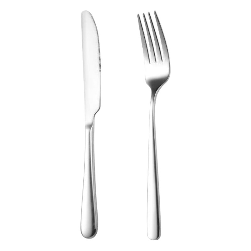 Western Tableware Steak Knife Set Table Fork and Knife Set Household Fork Stainless Steel Knife and Fork Gift Box