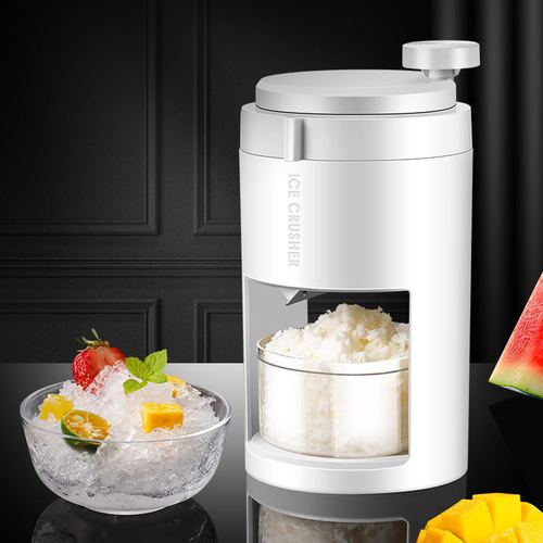 Shaved ice machine household small manual smoothie machine ice crushing artifact continuous ice stall Internet celebrity hail ice machine hand-cranked ice breaking machine
