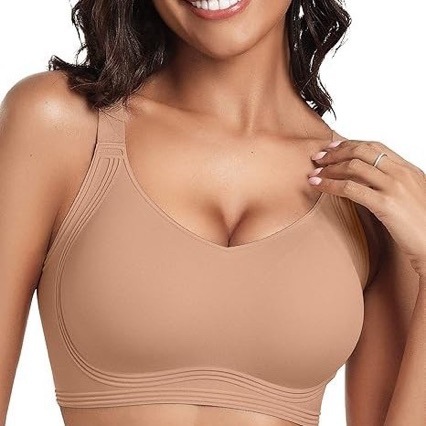 OEAK Women's Seamless Plus-Size Bra Jelly Wireless Full-Cove 内衣厂家批发实拍图