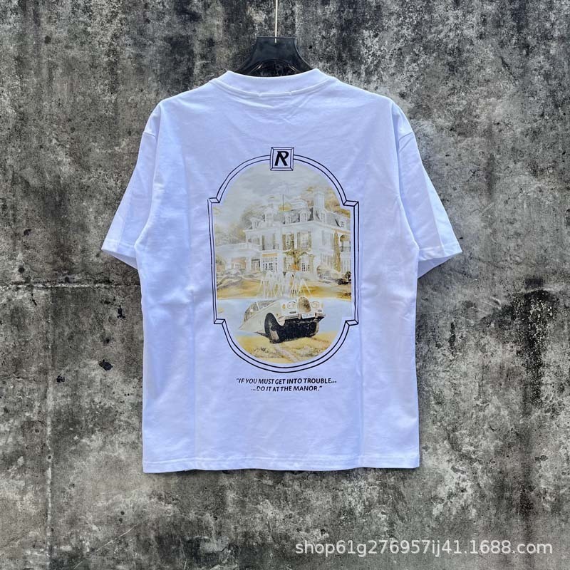 Represent Revere Manor T-Shirt Aged White