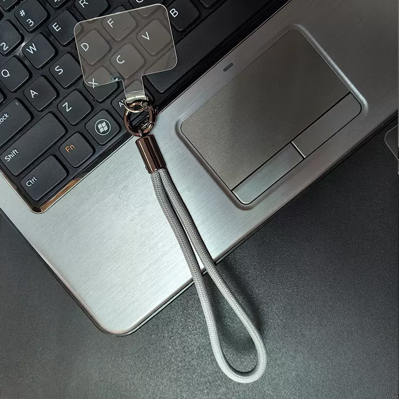 5MM加粗手机挂绳手腕绳涤纶指环绳带透明手机背贴批发手腕挂绳